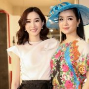 Hoa hậu Đặng Thu Thảo đọ sắc bên Giáng My