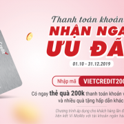 VietCredit ưu đãi thanh toán qua MoMo cùng khuyến mại lớn cuối năm