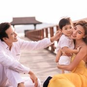 Lương Thế Thành, Thúy Diễm vi vu Phú Quốc cùng con trai