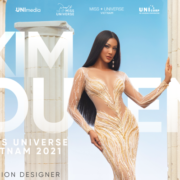 Kim Duyên đẹp hút hồn trong chiếc váy dạ hội sẽ dự thi tại Miss Universe 2021
