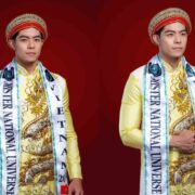Phi Việt mang áo dài ‘Vương triều’ đến Mister National Universe 2022