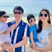 Thời trang ‘gia đình sắc màu’ của nhà Đặng Thu Thảo