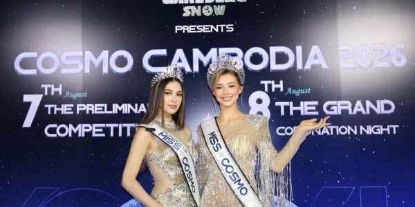 Miss Cosmo 2025 Yolina Lindquist gây chú ý ngay lần đầu đến Cambodia