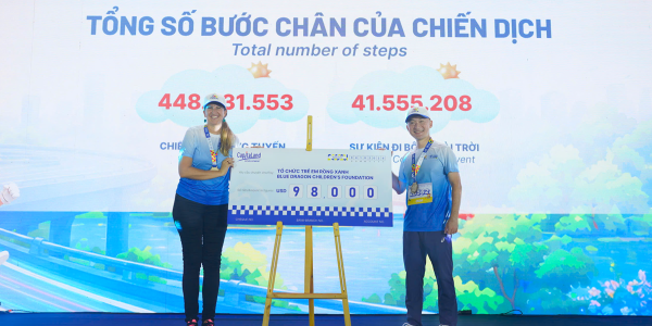 Chiến dịch Bước chân Gắn kết Yêu thương đạt mục tiêu 490 triệu bước chân