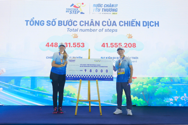 Chiến dịch Bước chân Gắn kết Yêu thương đạt mục tiêu 490 triệu bước chân